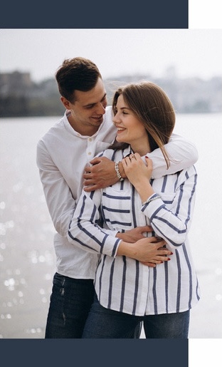Landing page of Wazmatch, a dating platform, featuring a welcoming design with a prominent sign-up button, a brief description of the service, and images of diverse couples. The page highlights key features such as creating a profile, browsing matches, and connecting with others, along with easy navigation to join the platform or learn more about its services.